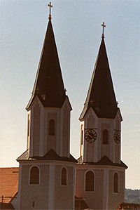 Kirchturmspitzen Gars
